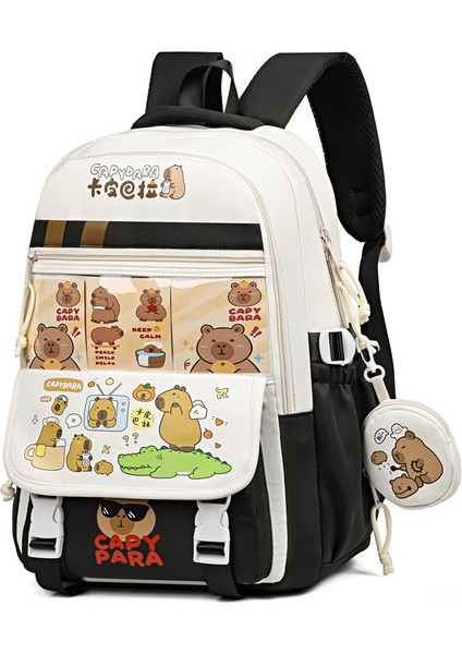 Ortaokul Öğrencileri Öğrenciler Çocuk Okul Çantası Sevimli Büyük Kapasiteli Omuz Çantası (Yurt Dışından)