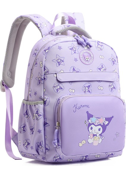 Sanrio Çocuk Okul Çantası Kuromi Sevimli Anaokulu Ilkokul Öğrenci Okul Çantası (Yurt Dışından)