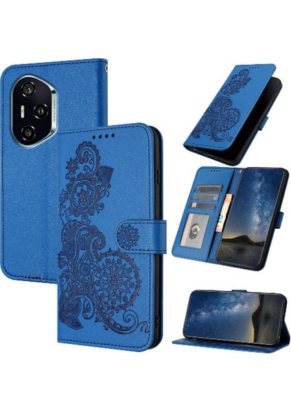 Kart Yuvası Standı ile Onur 400 Için Flip Case Flip Folio Kitap Kickstand Pu (Yurt Dışından)