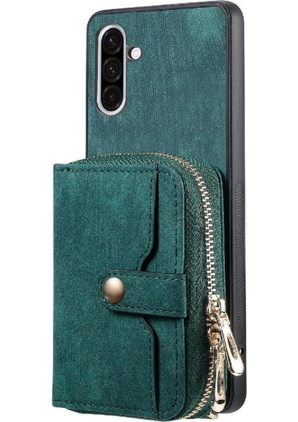 Galaxy A36 Stand 7 Kart Yuvaları Fermuar Kapatma Için Kılıf Ayarlanabilir (Yurt Dışından)