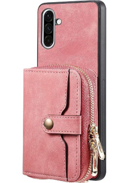 Galaxy A36 Stand 7 Kart Yuvaları Fermuar Kapatma Için Kılıf Ayarlanabilir (Yurt Dışından) modelleri