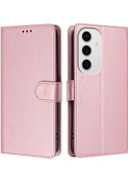 Galaxy S24 Fe Manyetik Kapatma Cüzdan Için Klasik Tarzı Flip Case (Yurt Dışından)