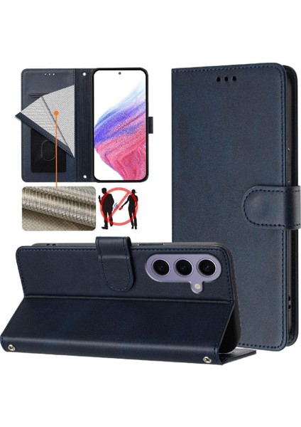 Galaxy S24 Kart Tutucu Rfıd Engelleme Için Klasik Stil Flip Case (Yurt Dışından) indirimleri