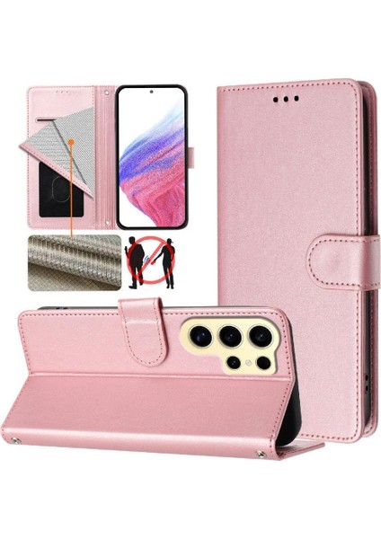 Galaxy S24 Ultra Darbeye Dayanıklı Manyetik Için Klasik Tarzı Flip Case (Yurt Dışından) indirimleri
