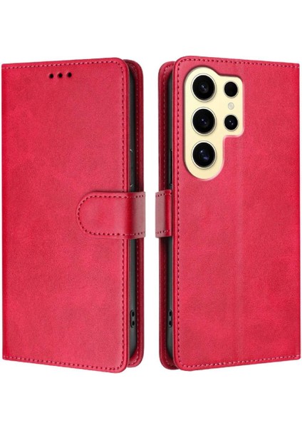 Galaxy S24 Ultra Darbeye Dayanıklı Manyetik Için Klasik Tarzı Flip Case (Yurt Dışından) indirimleri