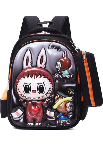 Karikatür Okul Çantası 3D Üç Boyutlu Omuz Çantası (Yurt Dışından)