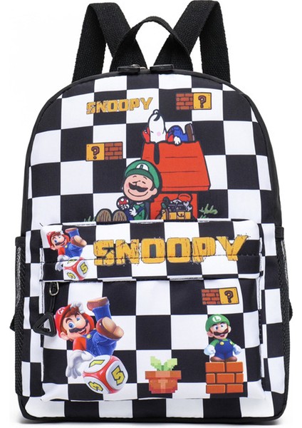 Çocuk Okul Çantası Erkek ve Kız Omuz Çantası Karikatür Sevimli Trend Anaokulu Öğrencileri Okul Çantası (Yurt Dışından)