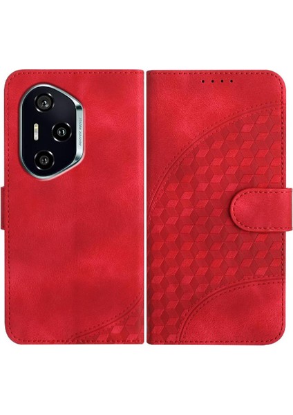 Onur Için Flip Case 400 Manyetik Kart Tutucu Geometrik Desen Flip Pu (Yurt Dışından)