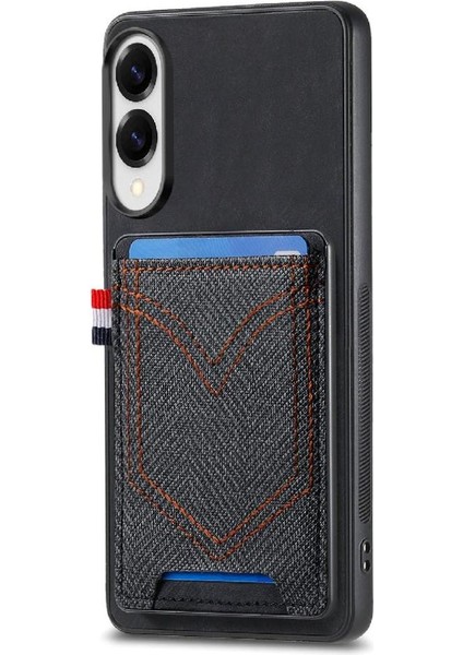 Galaxy S25 Kenar Manyetik Araç Montaj Kot Cep Tasarımı Için Kılıf (Yurt Dışından)