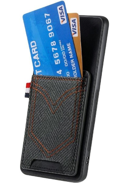 Galaxy S25 Kenar Manyetik Araç Montaj Kot Cep Tasarımı Için Kılıf (Yurt Dışından)