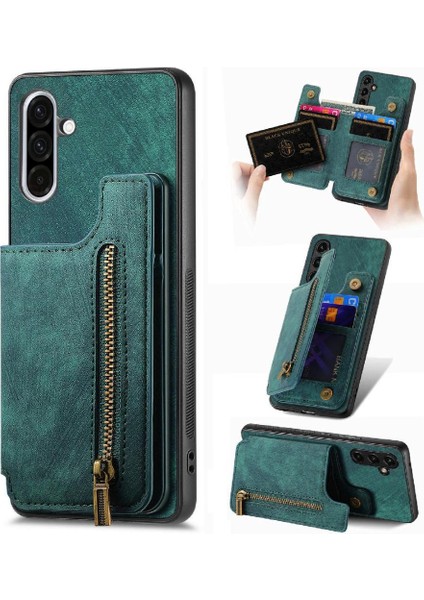 Galaxy A36 Stand Fonksiyonu Için Kılıf Katlanabilir Arka Kapak Vintage (Yurt Dışından)