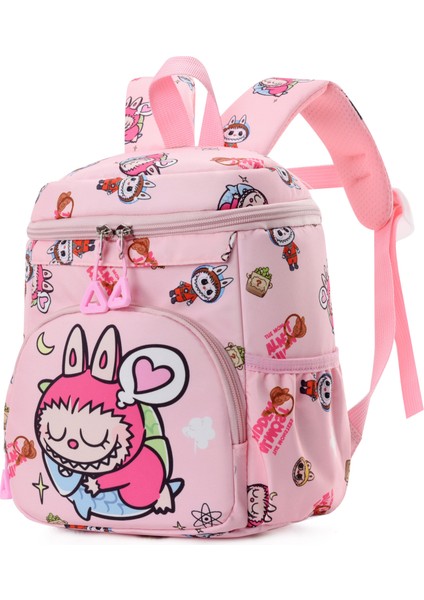 Labu Bez Karikatür Okul Çantası Anaokulu Öğrenci Çantası Boyut Sınıf Omuz Çantası (Yurt Dışından)