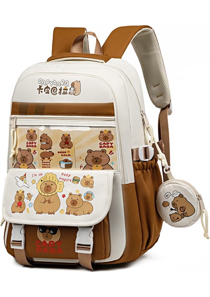 Ortaokul Öğrencileri Öğrenciler Çocuk Okul Çantası Sevimli Büyük Kapasiteli Omuz Çantası (Yurt Dışından)