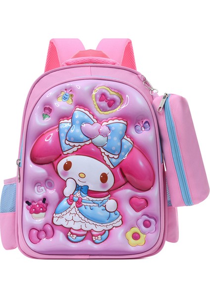 Karikatür Okul Çantası 3D Üç Boyutlu Omuz Çantası (Yurt Dışından)