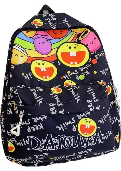 Gülen Karikatür Çocuk Omuz Çantası Öğrenci Okul Çantası (Yurt Dışından)