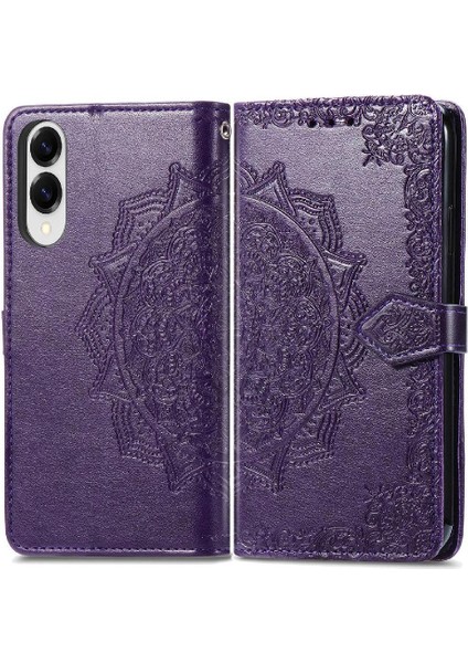 Galaxy S25 Kenar Basit Iş Flip Kapak Için Flip Case Zarif (Yurt Dışından)