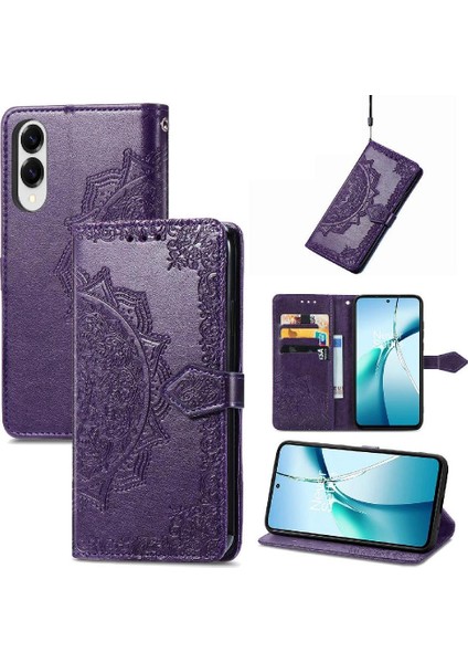Galaxy S25 Kenar Basit Iş Flip Kapak Için Flip Case Zarif (Yurt Dışından)