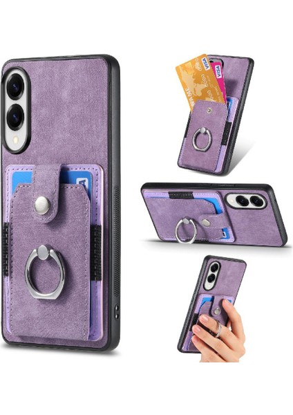 Galaxy S25 Kenar Manyetik Araç Montaj Standı Için Kılıf Crad Yuvası Halkası (Yurt Dışından)