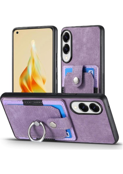 Galaxy S25 Kenar Manyetik Araç Montaj Standı Için Kılıf Crad Yuvası Halkası (Yurt Dışından)
