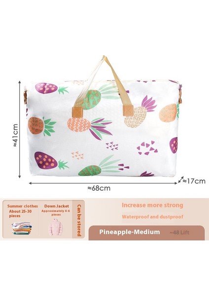 Yorgan Saklama Çantası Alt Giyim Büyük Büyük Kapasiteli Bagaj Çantası Yorgan Su Geçirmez Moistureproof Hareketli Çanta Öğrenci Delme Çantası (Yurt Dışından)
