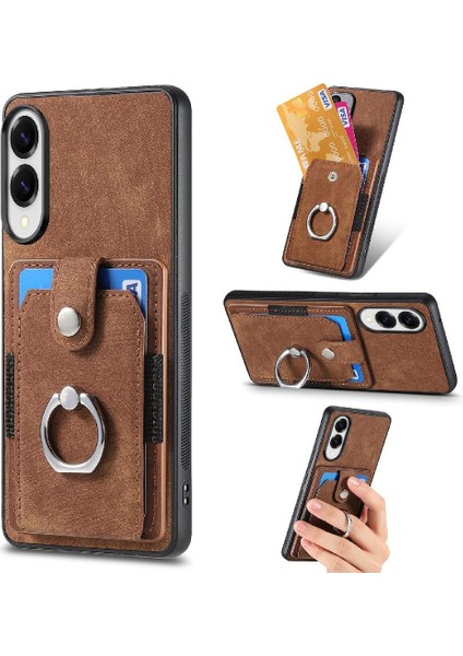 Galaxy S25 Kenar Manyetik Araç Montaj Standı Için Kılıf Crad Yuvası Halkası (Yurt Dışından)