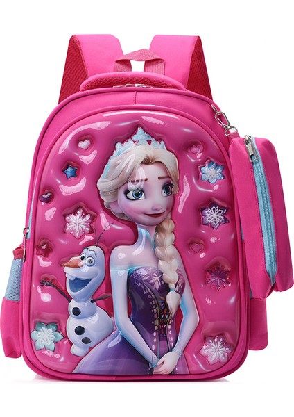 Karikatür Okul Çantası 3D Üç Boyutlu Omuz Çantası (Yurt Dışından)