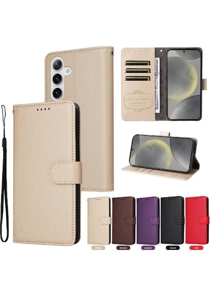 Galaxy S24 Manyetik Araç Montaj Cüzdan Kablosuz Crad Için Flip Case (Yurt Dışından) indirimleri