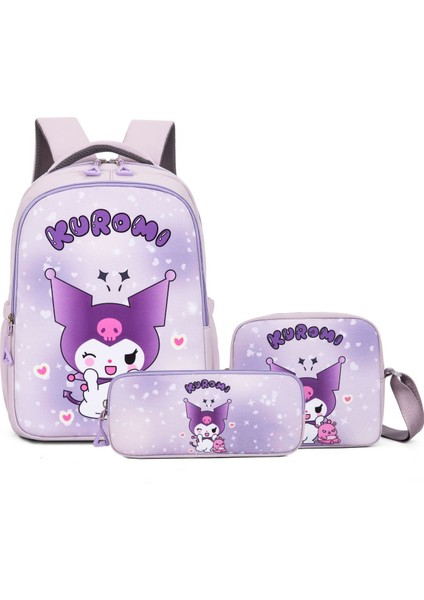 Çocuk Okul Çantası Öğrenciler Sevimli Büyük Kapasiteli Omuz Çantası (Yurt Dışından)