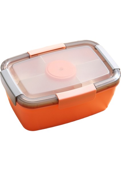 Öğrenci Bento Kutusu Mühürlü Taze Öğle Yemeği Kutusu Katmanlar Bölmesi Dahili Sos Kutusu Plastik Öğle Yemeği Kutusu Öğle Yemeği Kutusu Hafif Yiyecek (Yurt Dışından)