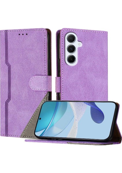 Galaxy A16/5G Kullanışlı Stand Pu Deri Cüzdan Kapatma Için Kılıf (Yurt Dışından)