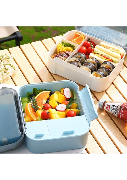Piknik Öğle Yemeği Kutusu Büyük Kapasiteli Bento Kutusu Taşınabilir Bölme Salata Öğle Yemeği Kutusu (Yurt Dışından) fiyatları