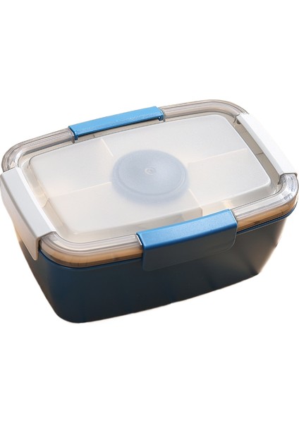 Öğrenci Bento Kutusu Mühürlü Taze Öğle Yemeği Kutusu Katmanlar Bölmesi Dahili Sos Kutusu Plastik Öğle Yemeği Kutusu Öğle Yemeği Kutusu Hafif Yiyecek (Yurt Dışından)
