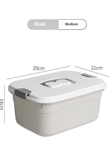 Plastik Saklama Kutusu Saklama Ev Giysi Saklama Kutusu Kapaklı Kalınlaştırılmış Büyük Oyuncak Saklama Kutusu Saklama Kutusu (Yurt Dışından)