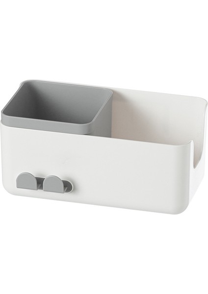 Banyo Banyo Zımbasız Saç Kurutma Makinesi Rafı Duvara Duvara Monte Saç Kurutma Makinesi Çok Fonksiyonlu Saklama Braketi (Yurt Dışından)
