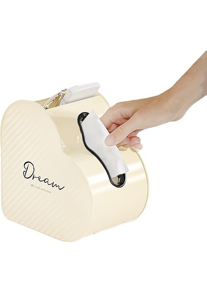 Basit Plastik Kağıt Kutusu Ev Oturma Odası Masaüstü Yüksek Değerli Büyük Kapasiteli Bölme Masaüstü Kağıt Mendil Kutusu (Yurt Dışından) fiyatları