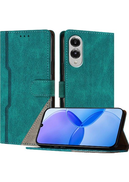 Galaxy S25 Kenar Manyetik Kapatma Kullanışlı Stand Kart Yuvaları Için Kılıf (Yurt Dışından)
