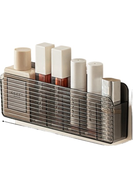 Duvara Monte Ruj Düzenleyici Şeffaf Makyaj Fırçası Kozmetik Depolama Düzenleyici (Yurt Dışından)