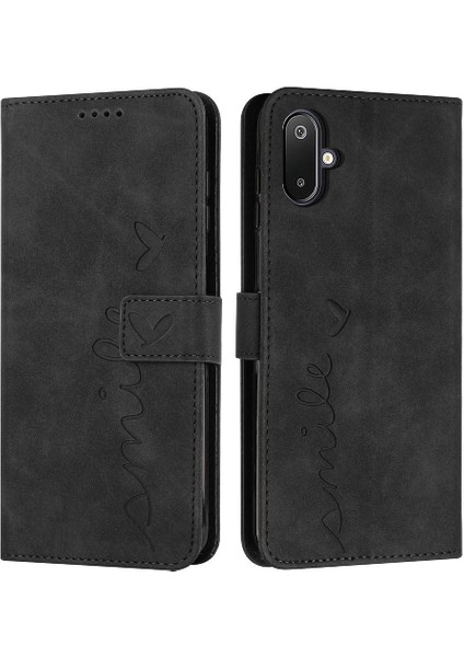 Galaxy M06 Kart Ekleme Kickstand Aşk Cüzdan Için Flip Case (Yurt Dışından)