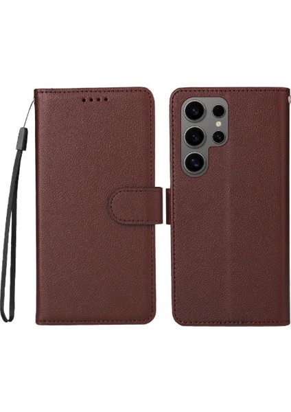 Galaxy S24 Ultra Cüzdan Crad Yuvası Kablosuz Şarj Için Flip Case (Yurt Dışından) fırsatları