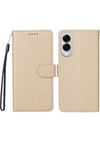 Galaxy S25 Kenar Manyetik Araç Montaj Crad Yuvası Cüzdan Için Flip Case (Yurt Dışından)