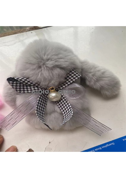 Gıoıo Yeni Gerçek Saç Kolye Sevimli Bebek Küçük Cinderblock Bebek Kolye Araba Anahtarlık (Yurt Dışından)