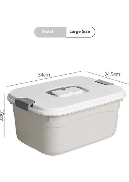 Plastik Saklama Kutusu Saklama Ev Giysi Saklama Kutusu Kapaklı Kalınlaştırılmış Büyük Oyuncak Saklama Kutusu Saklama Kutusu (Yurt Dışından)