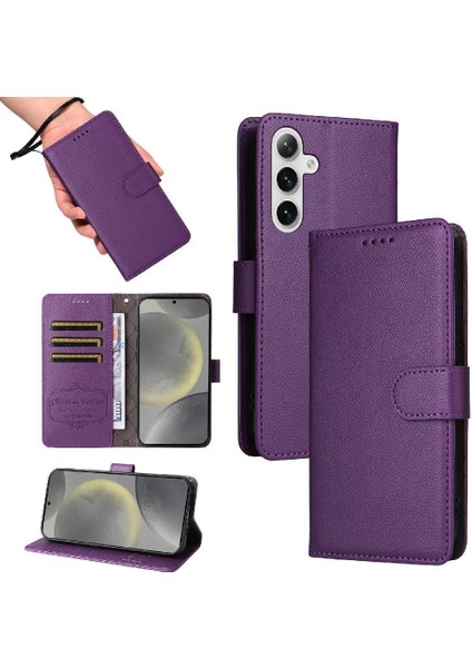 Galaxy S24 Manyetik Araç Montaj Cüzdan Kablosuz Crad Için Flip Case (Yurt Dışından) modelleri