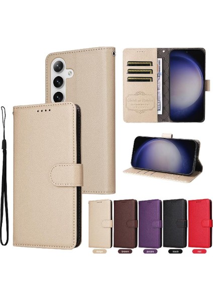 Galaxy S25 Plus Kablosuz Şarj Manyetik Araba Crad Için Flip Case (Yurt Dışından) fiyatları