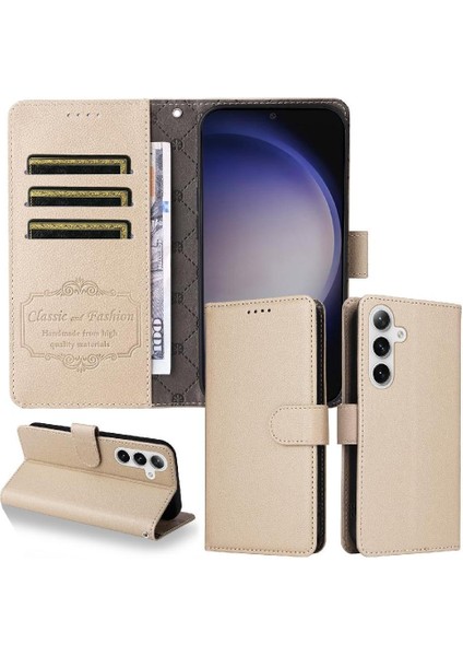 Galaxy S25 Plus Kablosuz Şarj Manyetik Araba Crad Için Flip Case (Yurt Dışından) modelleri