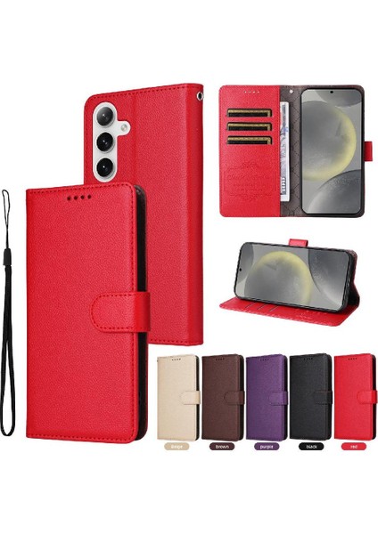 Galaxy S24 Manyetik Araç Montaj Cüzdan Kablosuz Crad Için Flip Case (Yurt Dışından) fırsatları