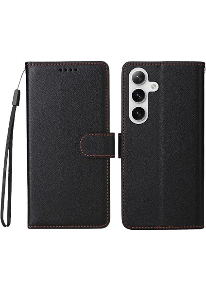 Galaxy S25 Plus Kablosuz Şarj Manyetik Araba Crad Için Flip Case (Yurt Dışından)