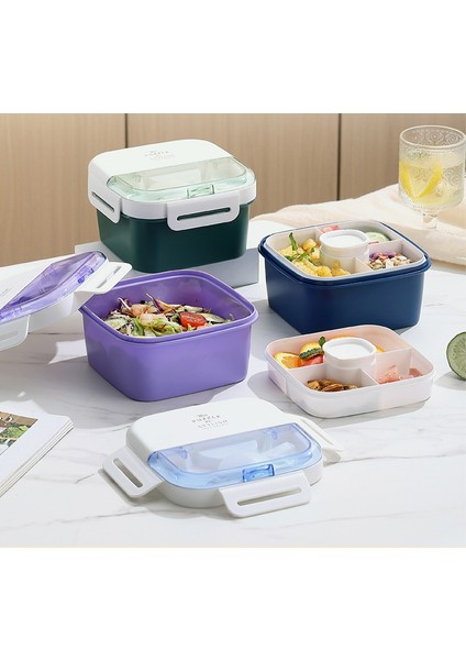 Çift Bölmeli Plastik Öğle Yemeği Kutusu Öğrenciler Öğle Yemeği ile Çalışır Çatal Bıçak Takımı ile Öğle Yemeği Kutusu Taşınabilir Mikrodalgada Öğle Yemeği Kutusu (Yurt Dışından) modelleri