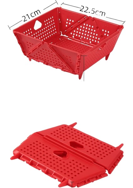 Drenaj Sepeti Meyve Sepeti Çok Işlevli Katlanabilir Mutfak Lavabosu (Yurt Dışından)