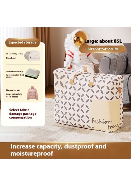 Yorgan Saklama Çantası Alt Giyim Büyük Büyük Kapasiteli Bagaj Çantası Yorgan Su Geçirmez Moistureproof Hareketli Çanta Öğrenci Delme Çantası (Yurt Dışından)